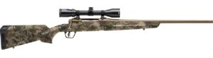 Savage AXIS II XP 6.5mm Creedmoor bolt-action rifle, 22-inch barrel, coyote tan camo