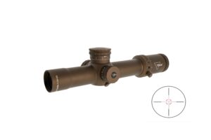 Trijicon Credo 1-8x28 Coyote Brown riflescope, 34mm tube, illuminated segmented-circle reticle