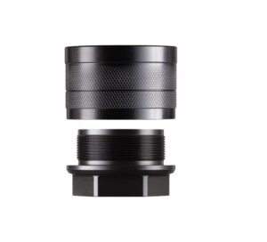 Dead Air Wolverine HUB Adapter with Lock Ring in black