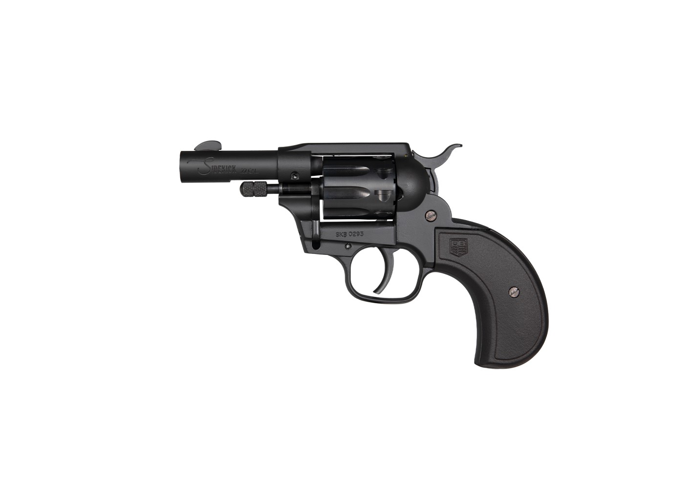 Diamondback Sidekick Birdshead revolver .22LR/.22Mag 3 inch black Cerakote