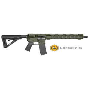 Diamondback DB15 5.56mm rifle with 16-inch barrel and 15-inch M-LOK handguard in Olive Drab Green