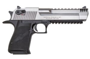 Magnum Research Desert Eagle Mark XIX L6 .357 Magnum 6-inch pistol stainless slide black frame