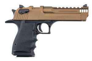 Magnum Research Desert Eagle L5 .357 Magnum 5 inch burnt bronze slide with black frame and integral muzzle brake