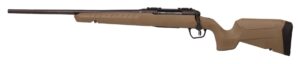 Savage Axis II Compact left-hand bolt-action rifle in Flat Dark Earth synthetic with 20-inch barrel