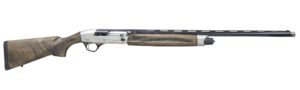 Pointer Field Tek FT12 12ga 28in silver finish walnut stock semi-auto shotgun