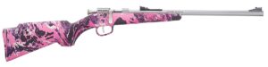 Henry Mini Bolt Youth G2 .22 rifle 16.25in stainless receiver with Muddy Girl camo stock