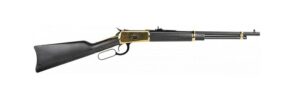 Heritage Arms 92 .357 Magnum 18 inch PVD gold lever-action rifle with hardwood stock