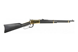 Heritage Arms 92 .44 Magnum 18 inch PVD gold lever action rifle with hardwood stock