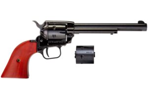 Heritage Rough Rider revolver 6.5-inch blued barrel cocobolo grips two-cylinder combo