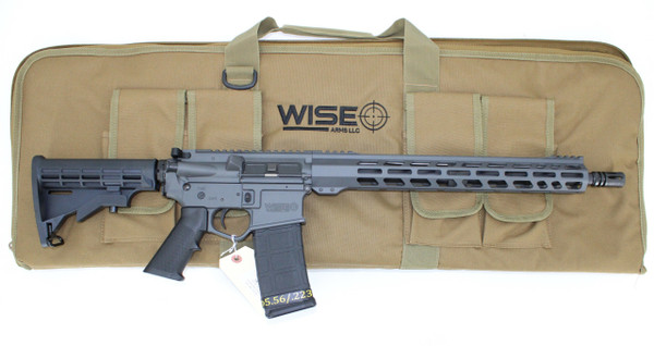 Wise Arms WA-15B 16-inch 5.56x45mm semi-auto rifle in Sniper Grey