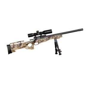 Keystone Crickett CPR 22 LR rifle with 16.12" blued bull barrel and Kryptek camo synthetic stock