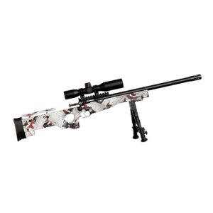 Keystone Crickett KSA2153 .22 LR precision rifle, 16.12 in blued bull barrel, American Flag thumbhole stock
