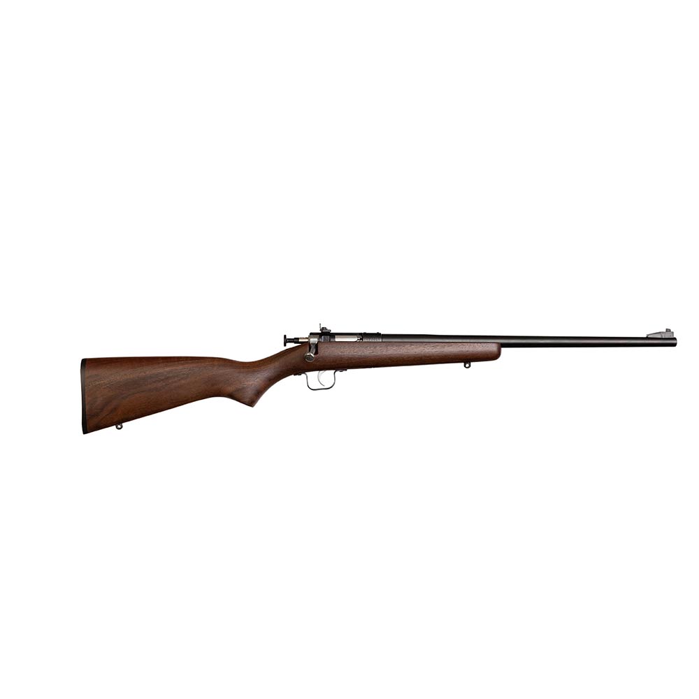 Keystone Crickett KSA2338 22 WMR blued barrel walnut stock single-shot rifle