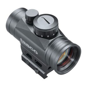 Tasco Propoint 1x30mm 3 MOA red dot sight in matte black with sunshade and high-rise mount