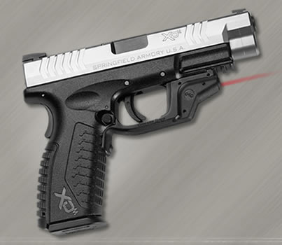 Crimson Trace Laserguard 0160901 red laser for Springfield XD/XDM, black polymer