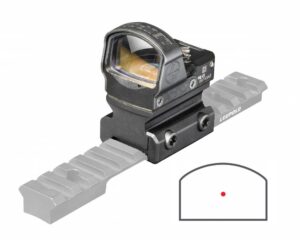 Leupold DeltaPoint Pro 2.5 MOA reflex sight with DP Pro AR mount, matte black