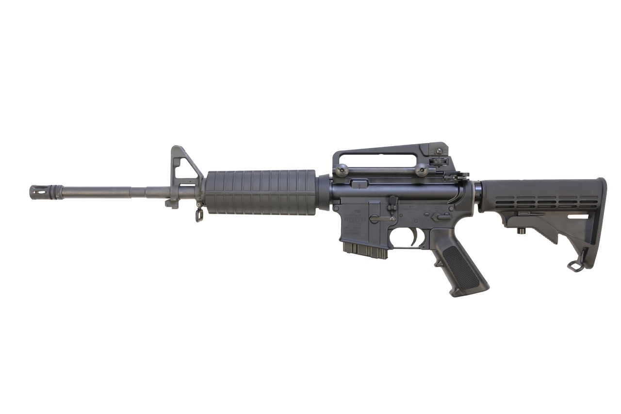 Bushmaster M4 Patrolman's 5.56 NATO rifle with 16-inch barrel and detachable carry handle
