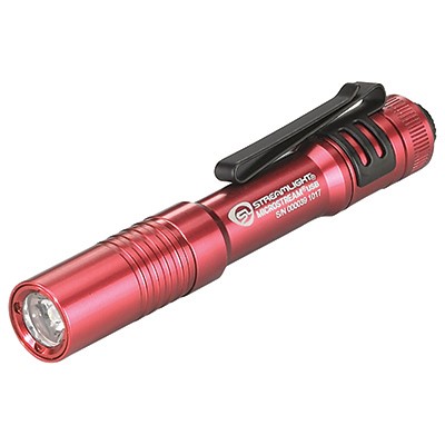 Streamlight MicroStream USB 250LM red rechargeable pocket flashlight