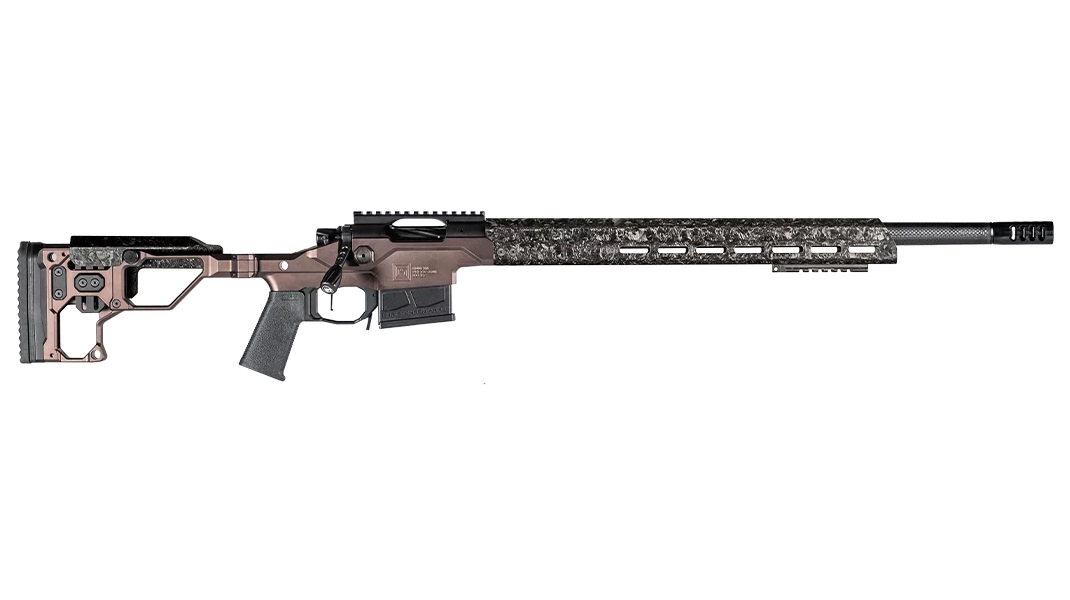 Christensen Arms MPR 6.5mm Creedmoor 16-inch Desert Brown chassis rifle with M-LOK handguard