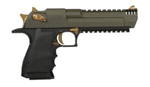 Magnum Research Desert Eagle L6 .44 Magnum 6-inch black frame green slide