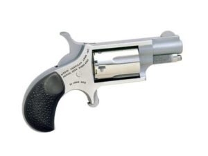 North American Arms Mini-Rev .22 LR 1 5/8 in stainless revolver with rubber cobble grip