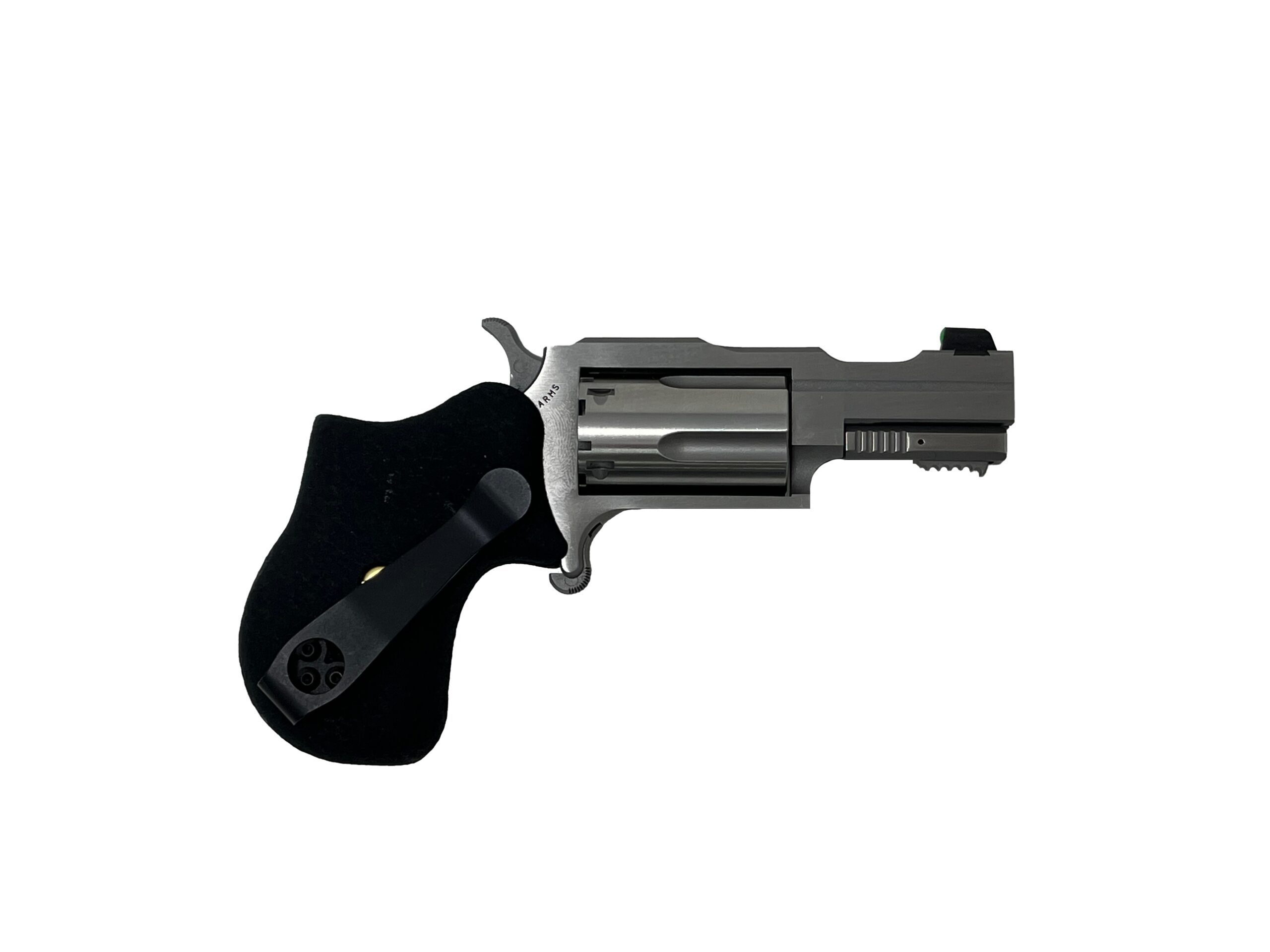 North American Arms BUG .22 Magnum 1-5/8 inch stainless mini-revolver with XS green front sight