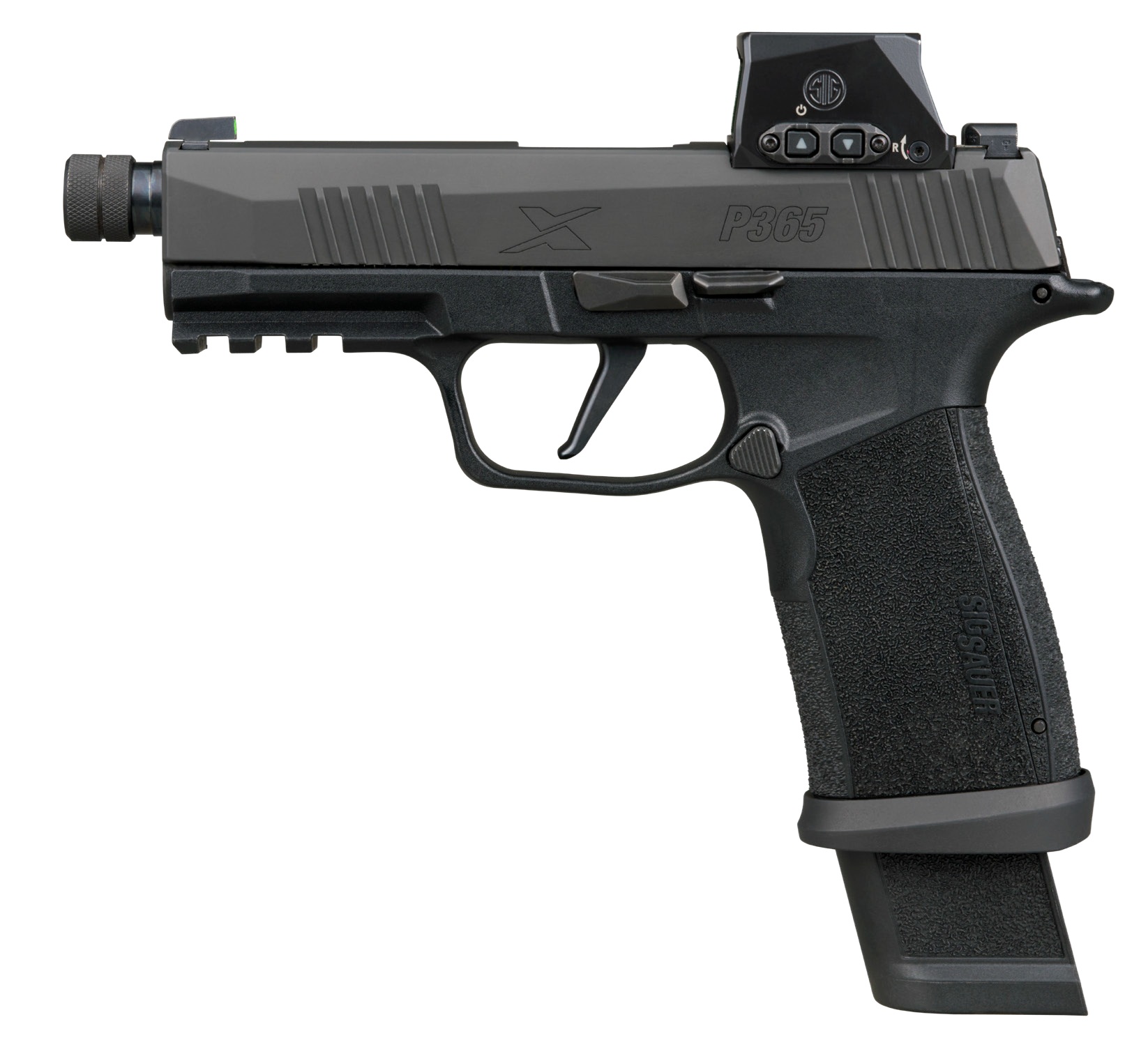 Sig Sauer P365 X-Macro TACOPS 9mm 4.3-inch threaded barrel black with Romeo-X red dot