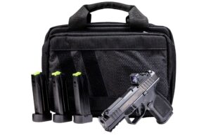 Rost Martin RM1C Comp 9mm 4-inch pistol bundle with Viridian RFX11 and magazines