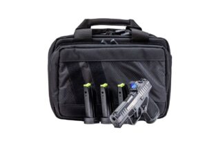 Rost Martin RM1S 9mm 3.6in black pistol with Viridian RFX11 optic and case