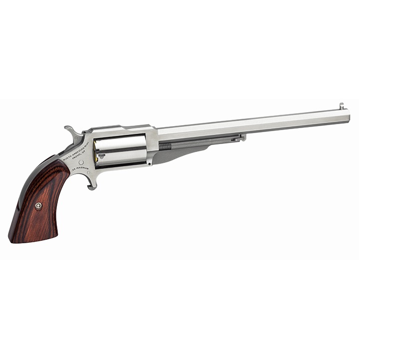 North American Arms Earl 1860 Hogleg .22 WMR 6 inch stainless revolver with wood grips