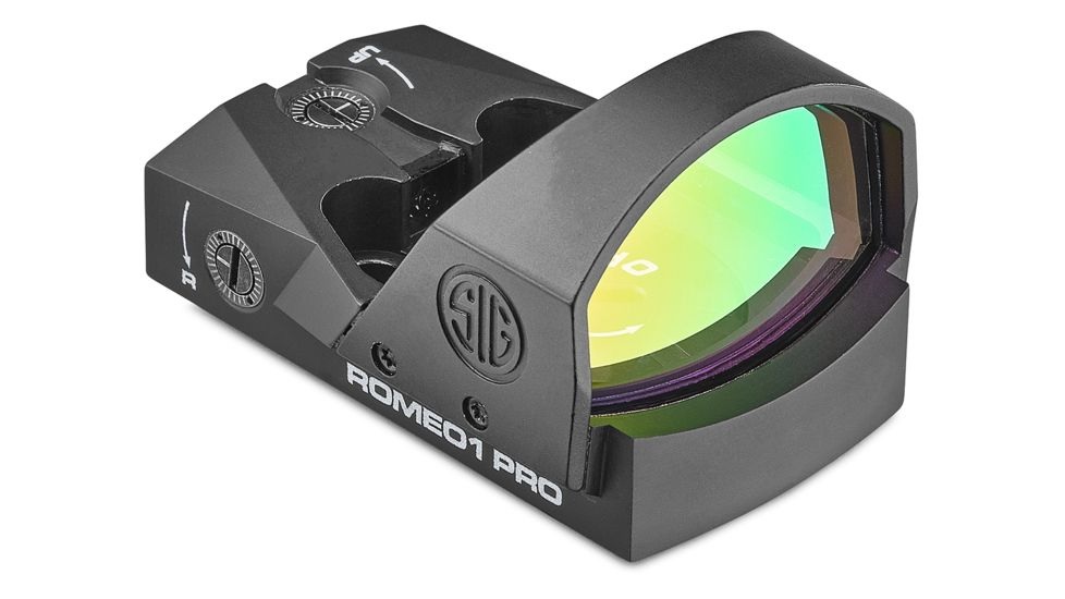 SIG Sauer ROMEO1PRO 1x30mm reflex red dot sight in black with stainless steel shroud