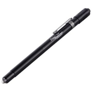 STREAMLIGHT Stylus PenLight black anodized 6.21 in white LED with pocket clip