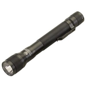 Streamlight Jr. LED compact black flashlight 6.5 inch AA dual-fuel