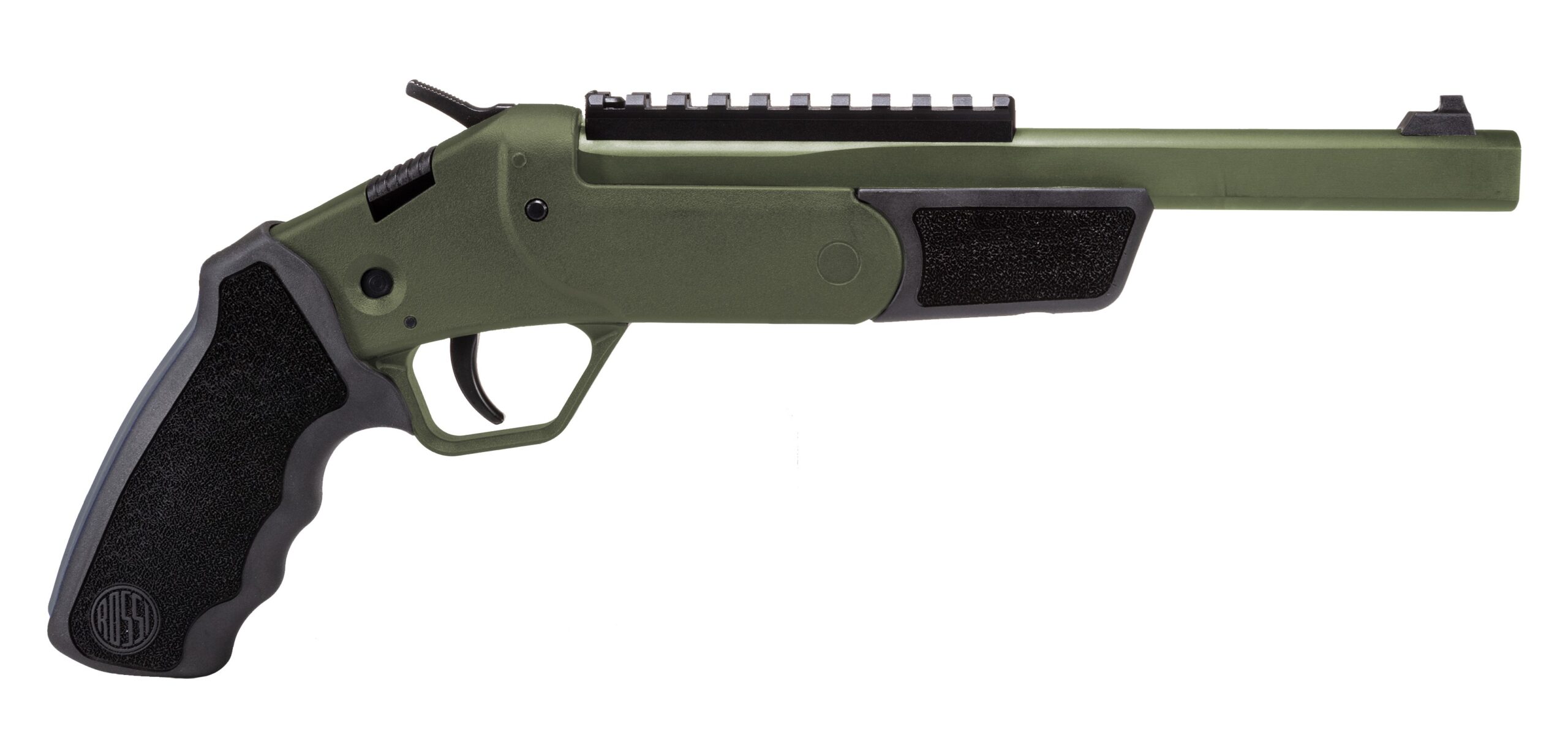 Rossi Brawler single-shot pistol OD Green 9-inch barrel synthetic grip Picatinny rail