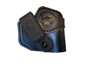 Bond Arms Stinger right-hand IWB pocket holster black leather with clip