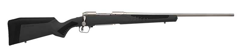 Savage 110 Storm 6.5 Creedmoor 22 in Stainless – Gray Stock