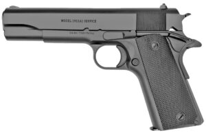 Tisas 1911A1 Service .45 ACP 5in Black Cerakote pistol right-side view