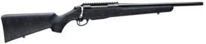 Tikka T3x Roughttech Ranch .223 Rem 16in threaded bolt-action rifle in Roughtech black synthetic stock