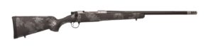 Christensen Arms Ridgeline FFT TI 7mm PRC 22in carbon fiber threaded barrel rifle, black with gray accents