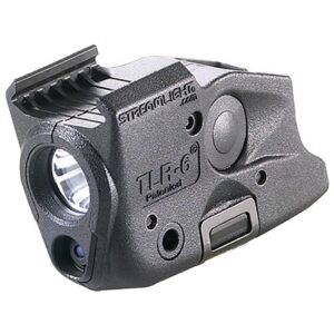 Streamlight TLR-6 rail mount weapon light for Glock, 100 lumens, integrated red laser