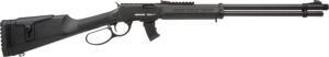 Rock Island Armory TM22 Lever .22 LR 20 in rifle in black synthetic stock, side view