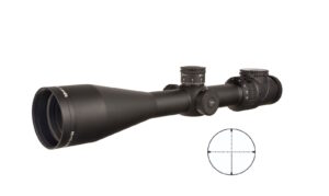 Trijicon AccuPoint 4-16x50 MRAD riflescope with illuminated green dot reticle