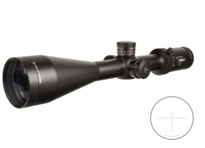 Trijicon Credo HX 2.5-15x56mm satin black riflescope with illuminated red MOA center dot