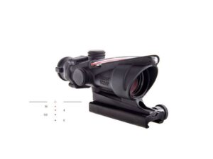 Trijicon ACOG BAC 4x32 scope for .300 AAC Blackout with red illuminated crosshair and TA51 mount