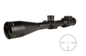 Trijicon AccuPoint 3-18x50 riflescope, 30mm tube, green illuminated MOA reticle, satin black