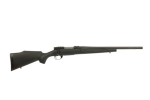 Weatherby Vanguard Obsidian 6.5 Creedmoor 20 inch heavy threaded barrel bolt-action rifle with Monte Carlo black synthetic st