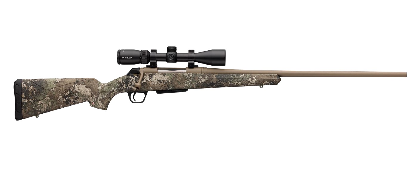Winchester XPR Hunter Strata bolt-action rifle 6.8 Western with Vortex Crossfire II 3-9x40 scope