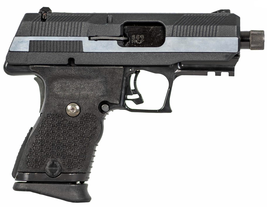 Hi-Point YC380CF compact .380 ACP pistol, black polymer frame, threaded barrel and Picatinny rail