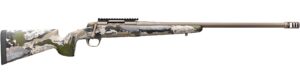 Browning X-Bolt 2 Hell's Canyon McMillan .300 PRC 26 inch rifle with camo McMillan composite stock and smoked bronze receiver