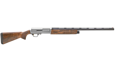 Browning A5 Ultimate 12ga 28in shotgun with engraved satin-nickel receiver and Grade III walnut stock
